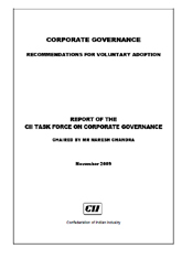 Report of the CII task force on corporate governance